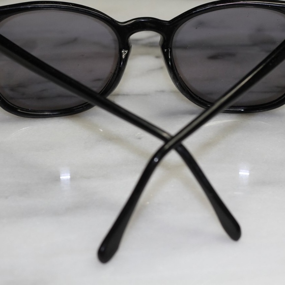 Black Rectangle Unabomber Sunglasses